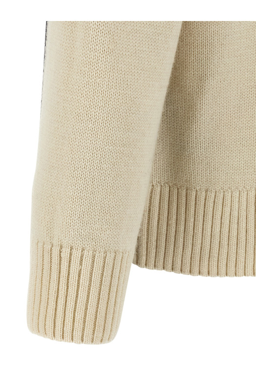 'Two tone' sweater Gray