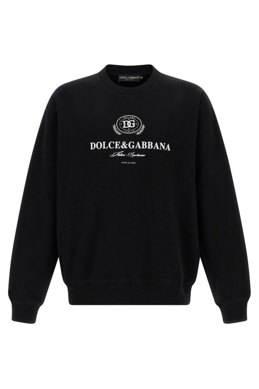 Світшот з логотипом Чорний DOLCE & GABBANA G9AHSZG7PBFN0000 Світшот з логотипом Чорний DOLCE & GABBANA G9AHSZG7PBFN0000