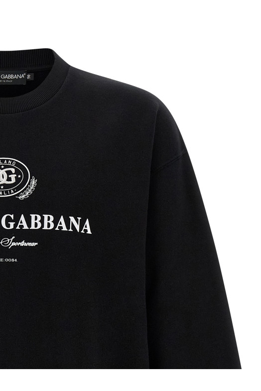 Світшот з логотипом Чорний DOLCE & GABBANA G9AHSZG7PBFN0000 Світшот з логотипом Чорний DOLCE & GABBANA G9AHSZG7PBFN0000