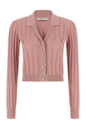 В'язаний кардиган Pink ALESSANDRA RICH FABX4169K46010082 В'язаний кардиган Pink ALESSANDRA RICH FABX4169K46010082