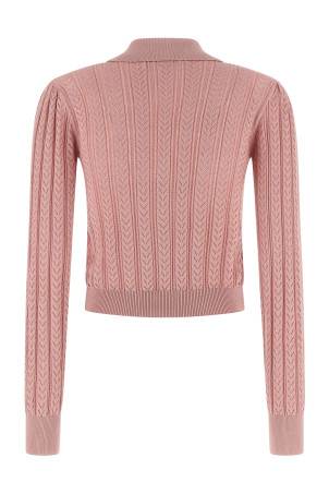 В'язаний кардиган Pink ALESSANDRA RICH FABX4169K46010082 В'язаний кардиган Pink ALESSANDRA RICH FABX4169K46010082