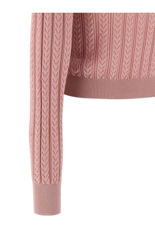 В'язаний кардиган Pink ALESSANDRA RICH FABX4169K46010082 В'язаний кардиган Pink ALESSANDRA RICH FABX4169K46010082