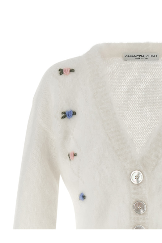 Кардиган «Carded Mohair» Білий FABX4183K46039001 Кардиган «Carded Mohair» Білий FABX4183K46039001