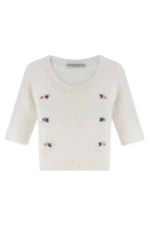 Светр «Carded Mohair» Білий FABX4186K46039001 Светр «Carded Mohair» Білий FABX4186K46039001