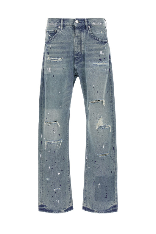 'Patch Repairs Foil' jeans Blue 'Patch Repairs Foil' jeans Blue
