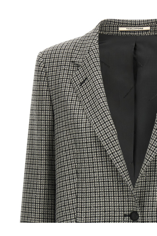 Оверсайз-жакет серого цвета TAGLIATORE JADRIANNE11B340329EG950 Оверсайз-жакет серого цвета TAGLIATORE JADRIANNE11B340329EG950