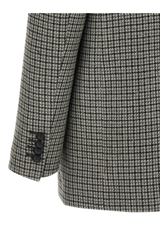 Оверсайз-жакет серого цвета TAGLIATORE JADRIANNE11B340329EG950 Оверсайз-жакет серого цвета TAGLIATORE JADRIANNE11B340329EG950