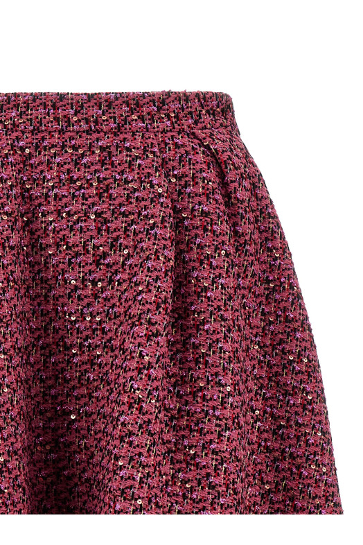 Твидовая юбка Розовая ALESSANDRA RICH FABX4221F45851917 Твидовая юбка Розовая ALESSANDRA RICH FABX4221F45851917