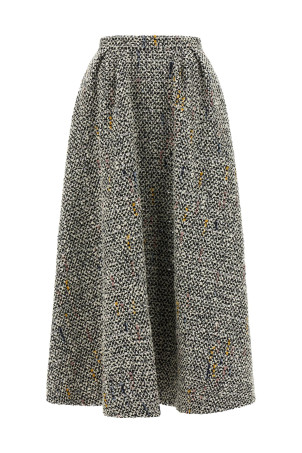 Tweed skirt White Tweed skirt White