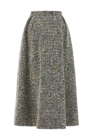 Tweed skirt White Tweed skirt White