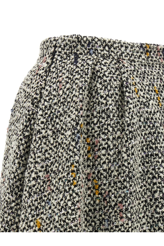 Твидовая юбка Белая ALESSANDRA RICH FABX4221F45890822 Твидовая юбка Белая ALESSANDRA RICH FABX4221F45890822