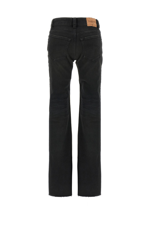 Джинси з розширеними штанинами Чорні BALENCIAGA 838692TSWC38582