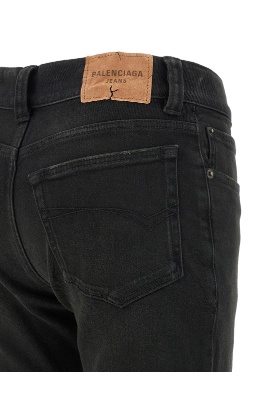 Джинси з розширеними штанинами Чорні BALENCIAGA 838692TSWC38582