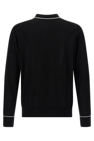 Embroidery sweater Black