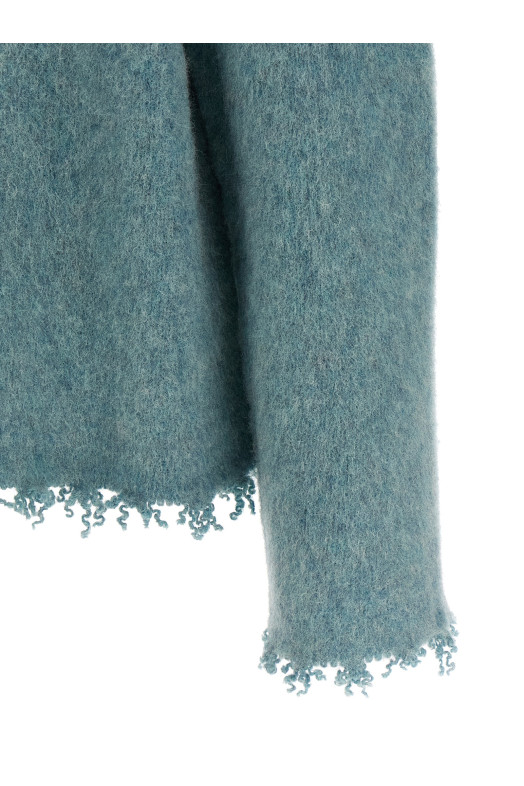Fringed sweater BLUE
