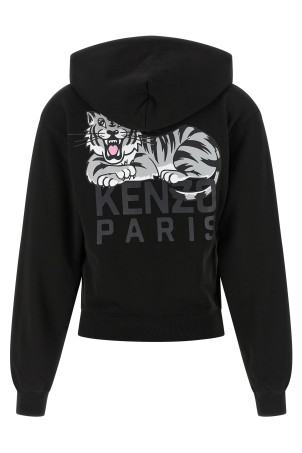 Худі з капюшоном «KENZO Happy Tiger» Чорний FF62HO2504MF99J Худі з капюшоном «KENZO Happy Tiger» Чорний FF62HO2504MF99J