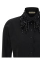 Сорочка з намистинами Чорна ALBERTA FERRETTI A020966390555 Сорочка з намистинами Чорна ALBERTA FERRETTI A020966390555
