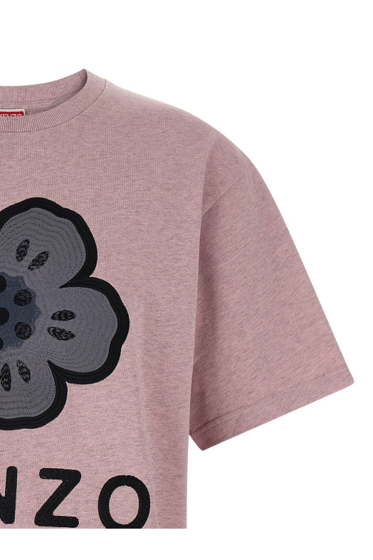 'Boke Flower' T-shirt Pink