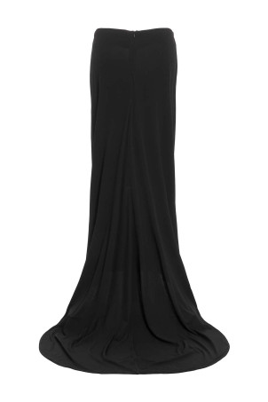 Асиметрична довга спідниця Чорна MAGDA BUTRYM (240423BLACK)