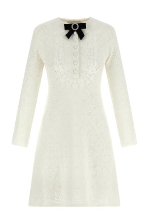 Кружевное платье Белое SELF PORTRAIT AW25123SWWHITE Кружевное платье Белое SELF PORTRAIT AW25123SWWHITE
