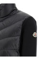 Куртка з трикотажними рукавами Чорна MONCLER K20939B00024M1131999 Куртка з трикотажними рукавами Чорна MONCLER K20939B00024M1131999