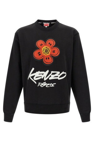 Logo print sweatshirt Black Logo print sweatshirt Black
