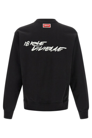 Logo print sweatshirt Black Logo print sweatshirt Black