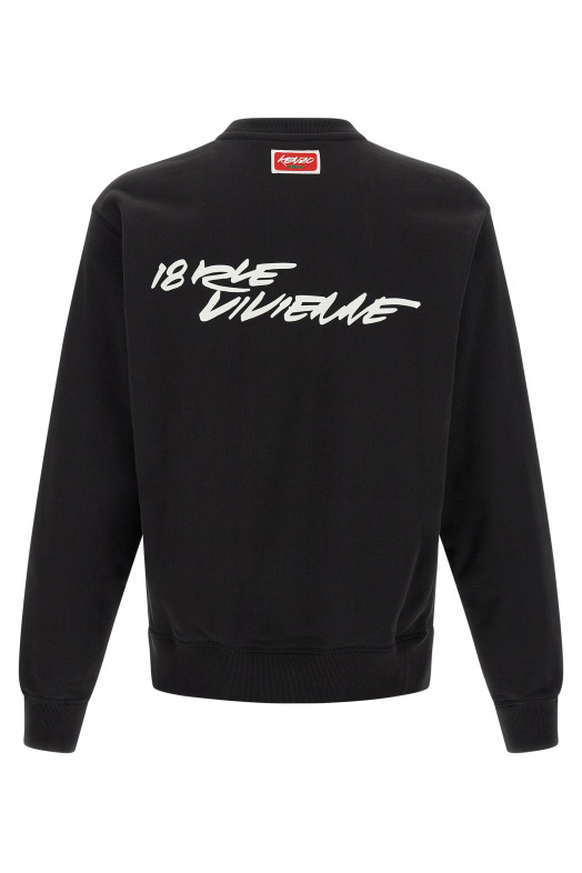 Свитшот с логотипом Черный KENZO FF65SW2524MC99J