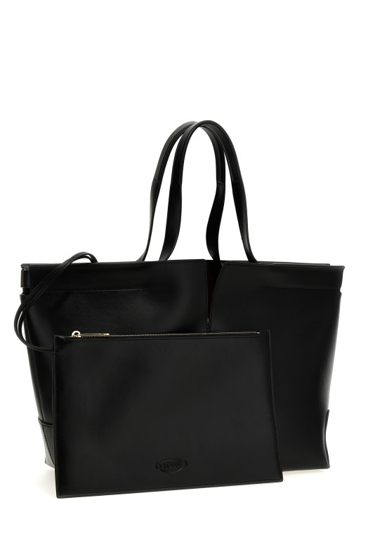 'Tod's Di Bag Folio' shopping bag Black 'Tod's Di Bag Folio' shopping bag Black