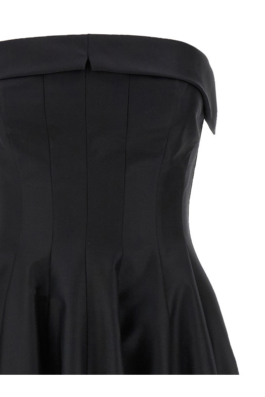 Off-the-shoulder dress Black