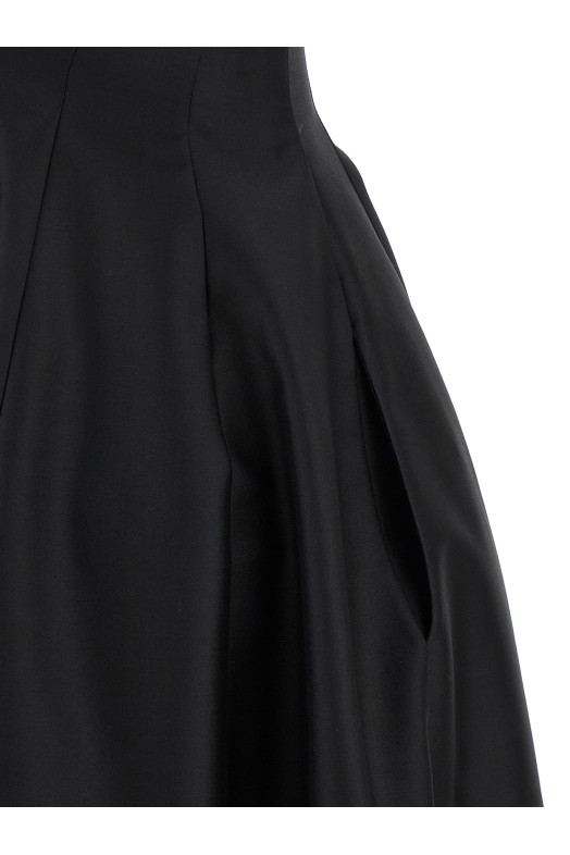 Off-the-shoulder dress Black