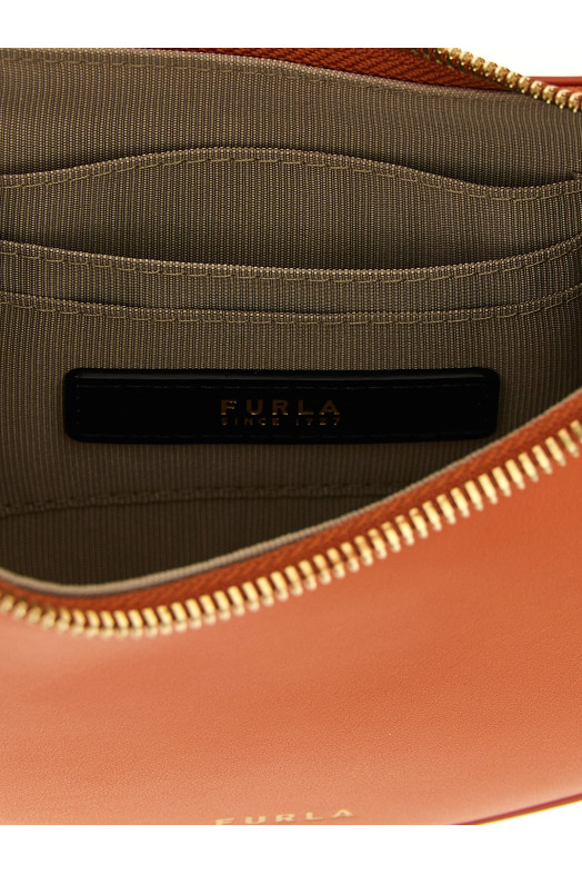 Мини-сумка через плечо «Furla Delizia» оранжевого цвета WE00649AX0733KP000 Мини-сумка через плечо «Furla Delizia» оранжевого цвета WE00649AX0733KP000