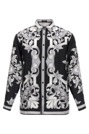Рубашка «Архитектурный барокко» Черно-серая 10194381A147135B950