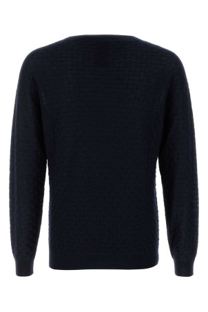 Темно-синій светр з кашемірової суміші GIORGIO ARMANI (GM001973AF19079) Темно-синій светр з кашемірової суміші GIORGIO ARMANI (GM001973AF19079)