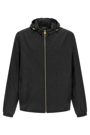 'Barocco' jacquard windbreaker Black 'Barocco' jacquard windbreaker Black