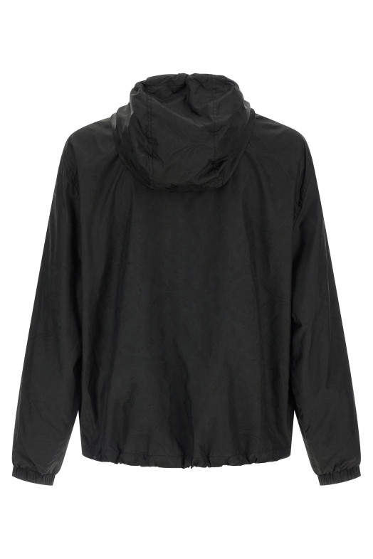'Barocco' jacquard windbreaker Black 'Barocco' jacquard windbreaker Black