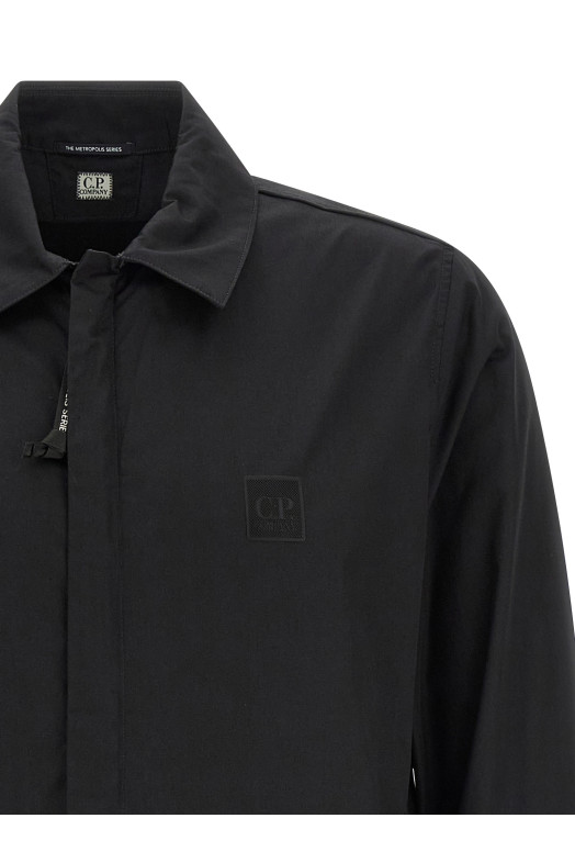 Zip overshirt Black Zip overshirt Black