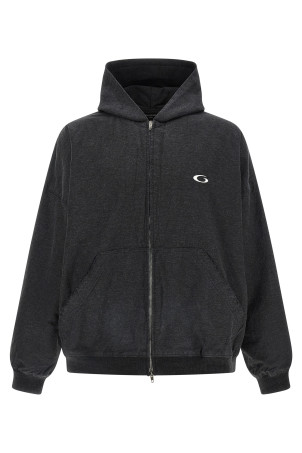 'Trompe L'Œil' hoodie Gray 'Trompe L'Œil' hoodie Gray