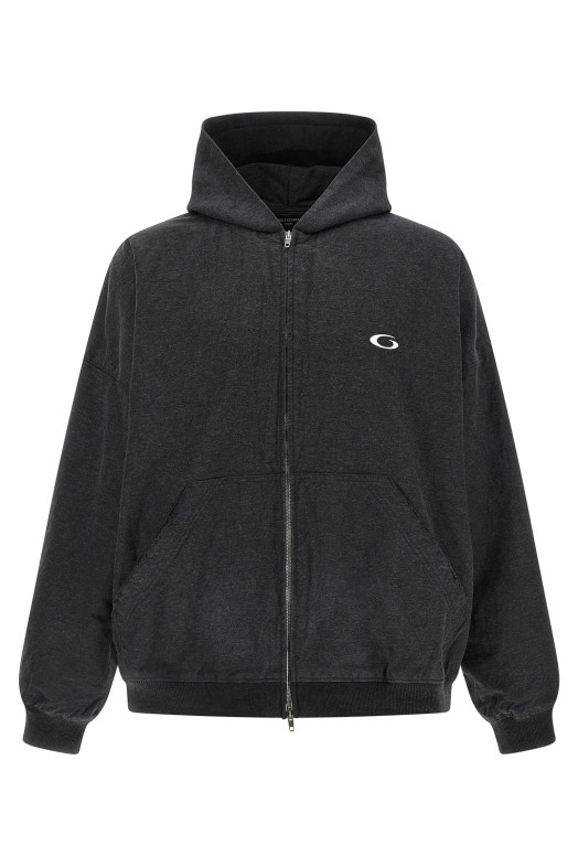 'Trompe L'Œil' hoodie Gray 'Trompe L'Œil' hoodie Gray