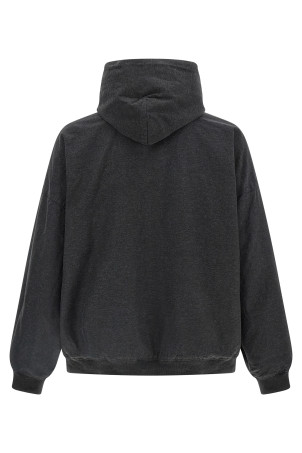 'Trompe L'Œil' hoodie Gray 'Trompe L'Œil' hoodie Gray