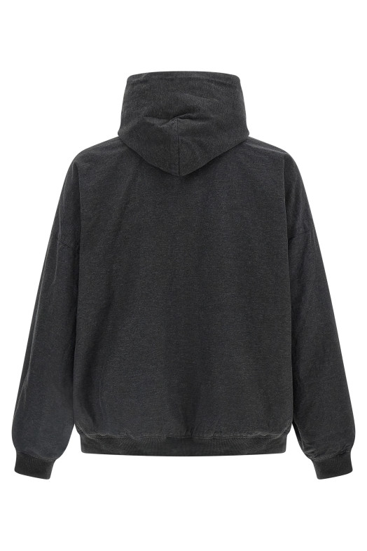 'Trompe L'Œil' hoodie Gray 'Trompe L'Œil' hoodie Gray