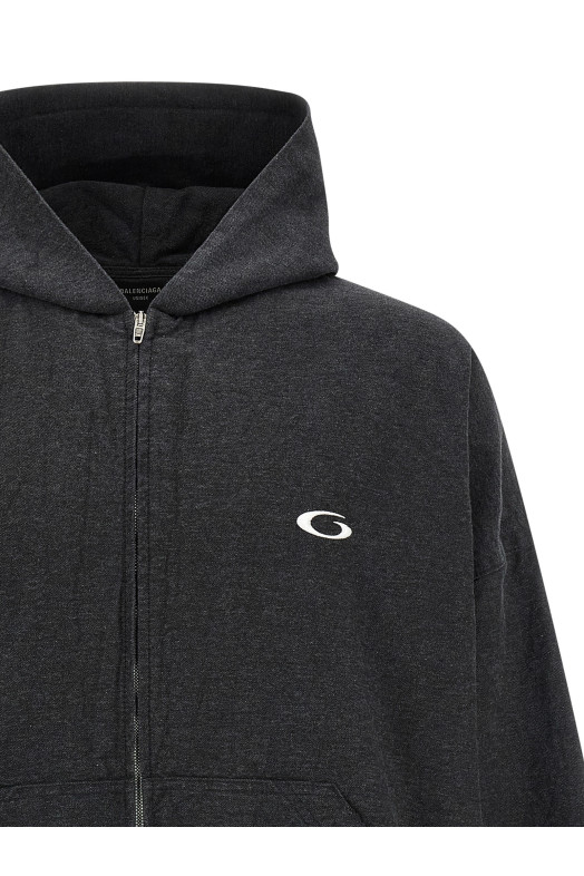 'Trompe L'Œil' hoodie Gray 'Trompe L'Œil' hoodie Gray