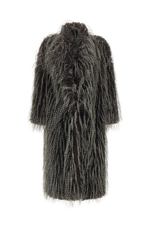 Eco fur long hair Black-grey Eco fur long hair Black-grey