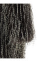 Eco fur long hair Black-grey Eco fur long hair Black-grey