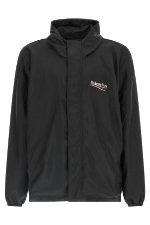 'Political Campaign' anorak Black 'Political Campaign' anorak Black
