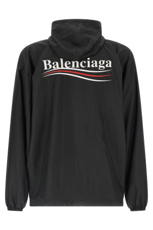'Political Campaign' anorak Black 'Political Campaign' anorak Black