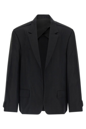 Джинсовая куртка - блейзер Черный BALENCIAGA 838842TST081000 Джинсовая куртка - блейзер Черный BALENCIAGA 838842TST081000