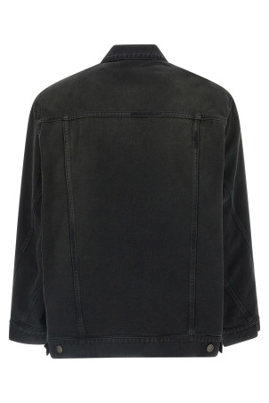 Джинсовая куртка - блейзер Черный BALENCIAGA 838842TST081000 Джинсовая куртка - блейзер Черный BALENCIAGA 838842TST081000