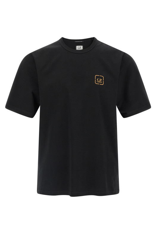 Double-sided print T-shirt Black Double-sided print T-shirt Black