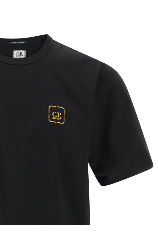 Double-sided print T-shirt Black Double-sided print T-shirt Black